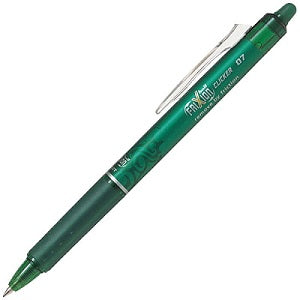 Pilot Frixion Clicker Erasable Pen - Green Ink
