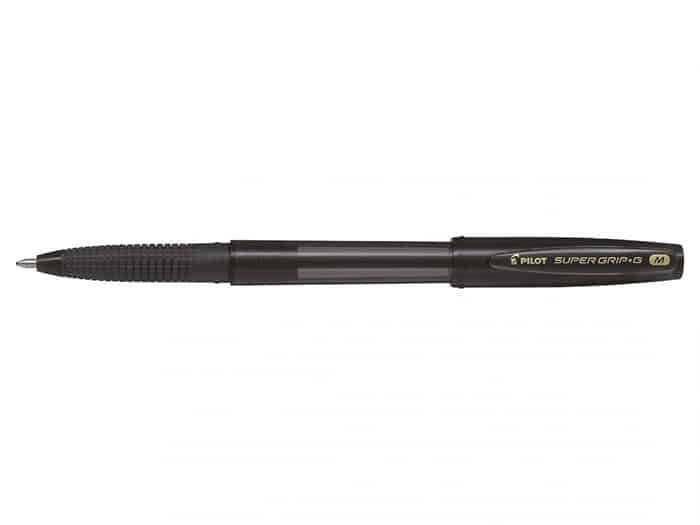 Pen Bp-Super Grip G Cap Medium Black