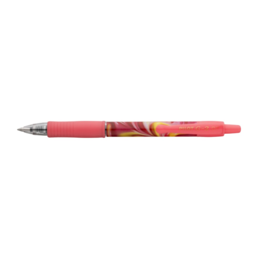 Pilot G2 Flow Gel Ink Rollerball Blue Ink Med Tip 07 Pink