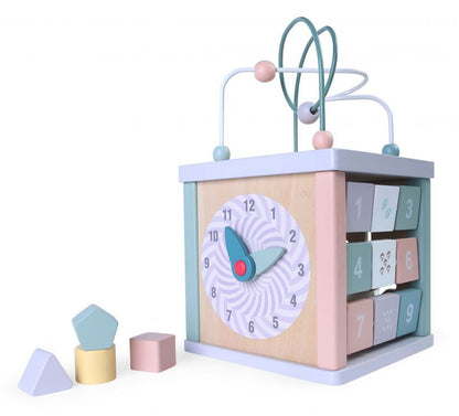 Wooden educational cube sorter Large