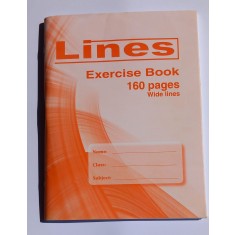 Copybook - Lines Collection 160 pages wide lines