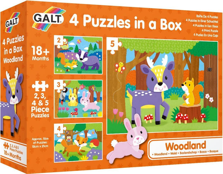 GALT Woodland 4 in 1 Puzzles