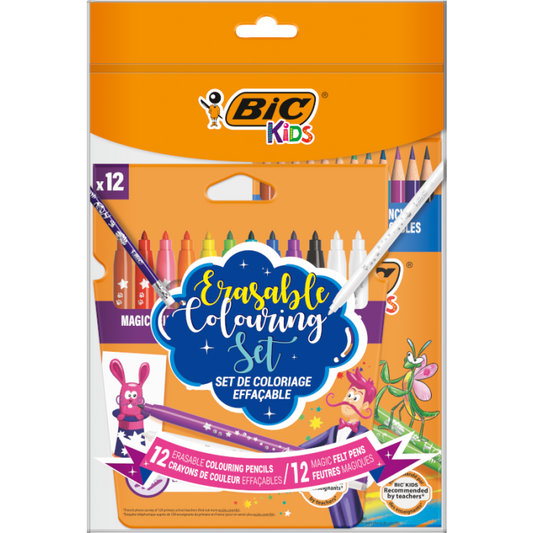 BIC Kids Erasable Coloring Kit