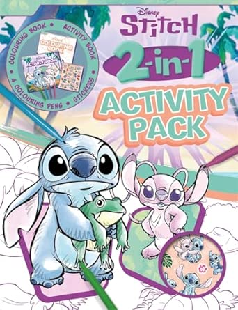 Disney Stitch: 2-in-1 Activity Pack