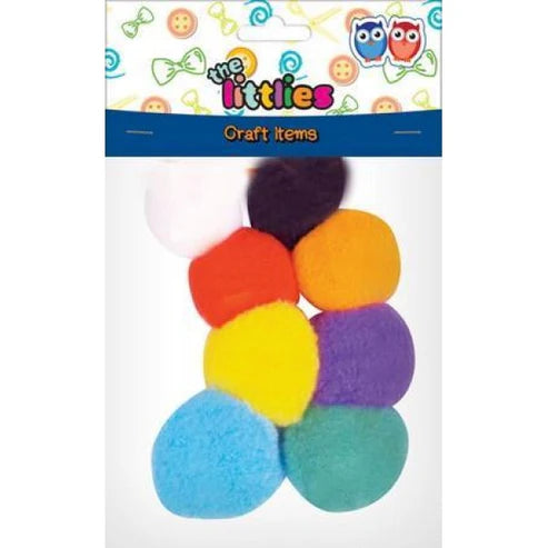 Pom-poms 45mm (8 pieces)