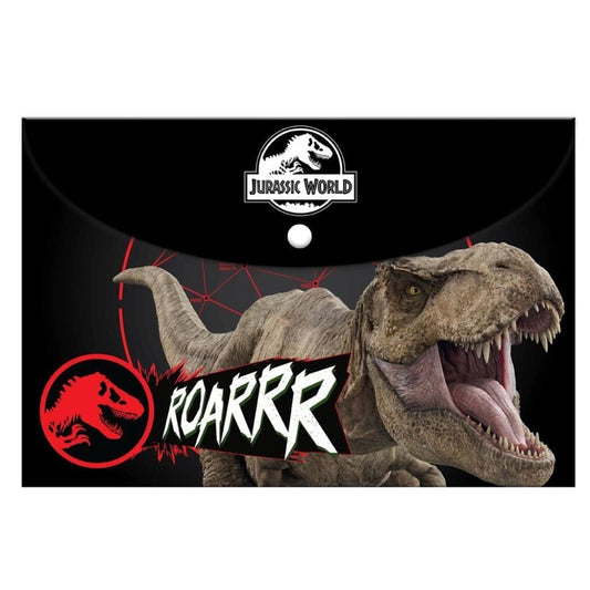 A4 Button Folder - Jurassic World