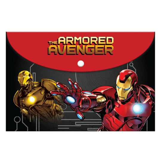 A4 Button Folder - Avengers