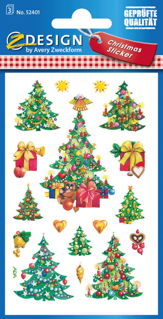 Z-Design Stickers - Christmas Trees 52401 AVERY ZWECKFORM