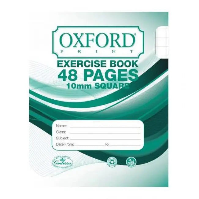 Copybook - OXFORD 48 pages 10mm Squares