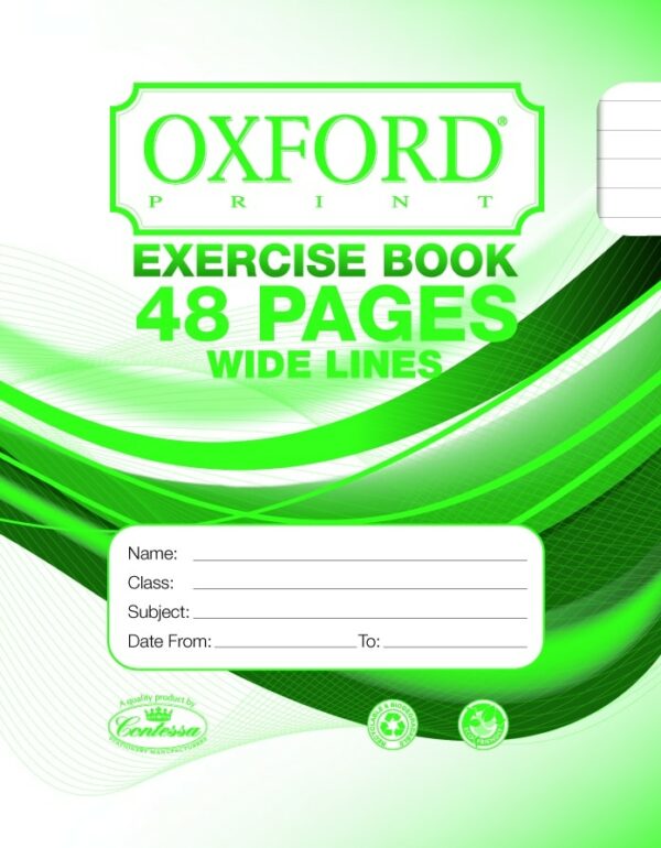 Copybook - OXFORD 48 pages Wide Lines