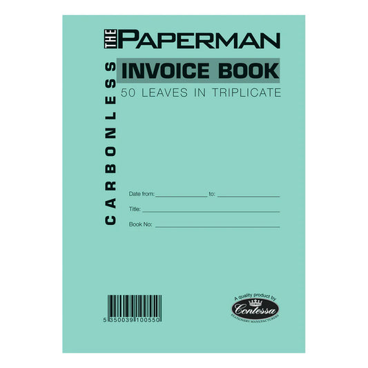Paperman - Invoice Book Triplicate Carbonless A5