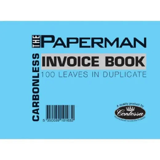 Paperman - Invoice Books - A6 Carbonless Invoice Book - Duplicate