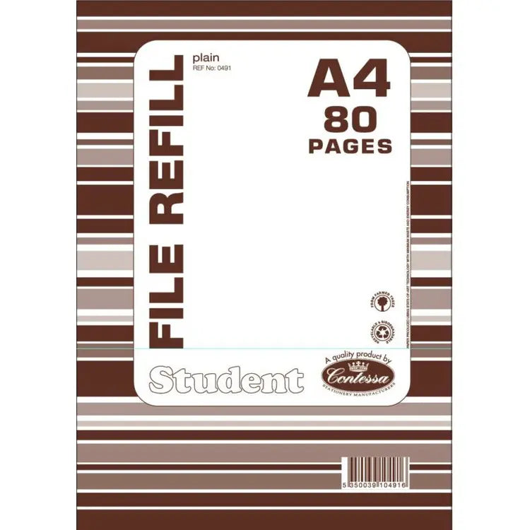 Refill Pad - A4 White Plain Paper