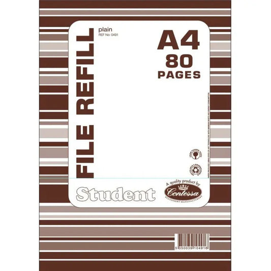 Refill Pad - A4 White Plain Paper