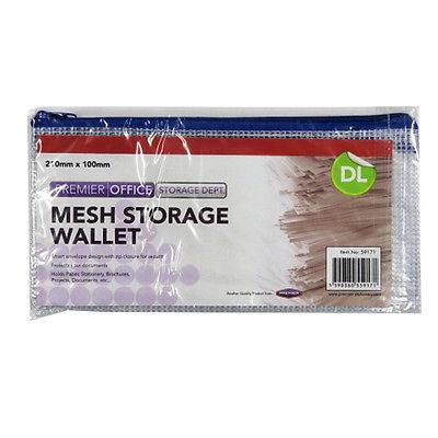 Mesh Storage wallet 210mm x 100mm