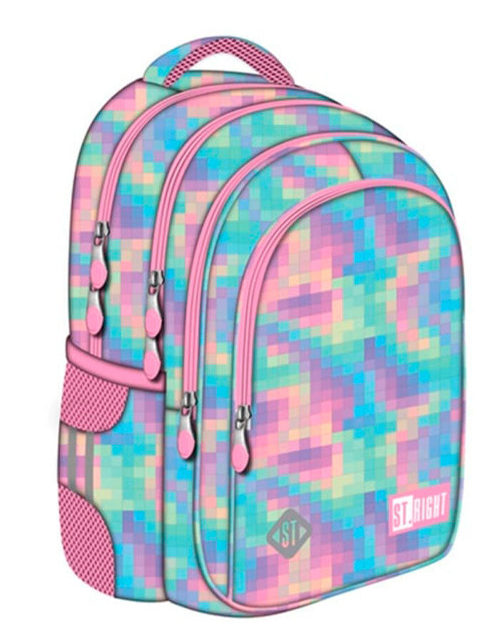 Pastel Pixels 4-compartment backpack BP58 40x28x18 cm