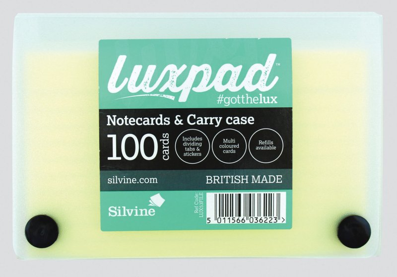Silvine Luxpad Notecards in a Carry case