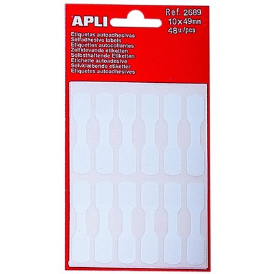 APLI Labels 10x49mm (48pieces)