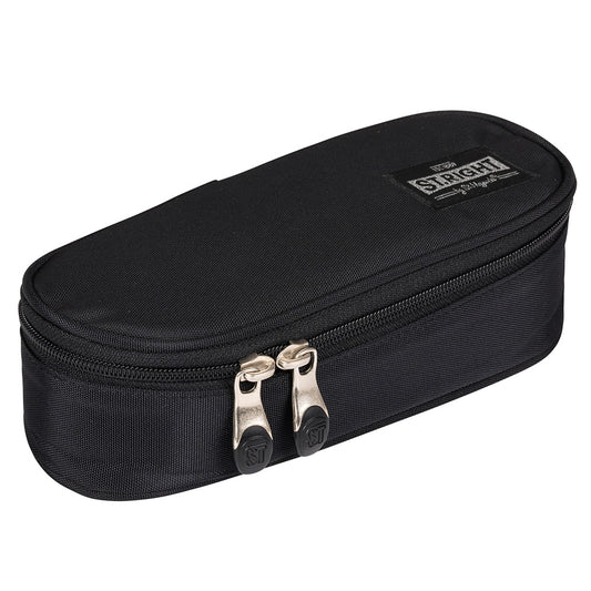 Black 1 compartment pencil case