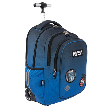 Space Moon 4 compartment Trolley Backpack  44x33x25cm