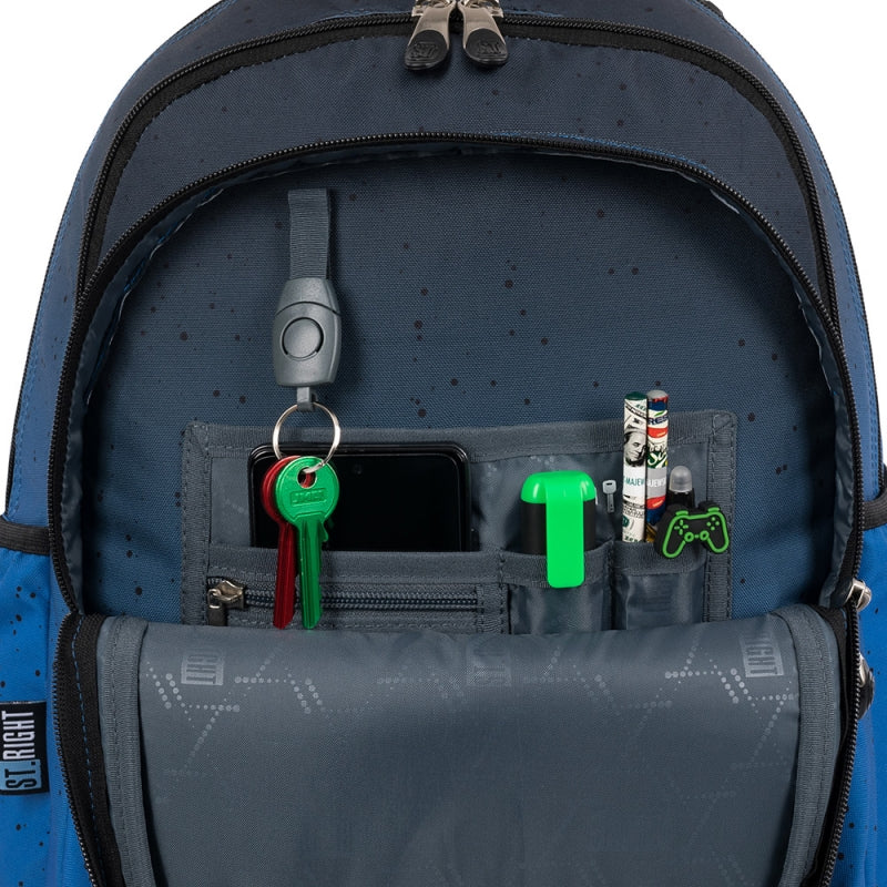 Space Moon 4 compartment Trolley Backpack  44x33x25cm