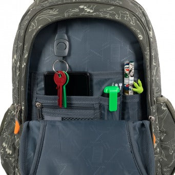 TIREX JUNIOR 3 compartment Backpack BP26 39x27x17 cm