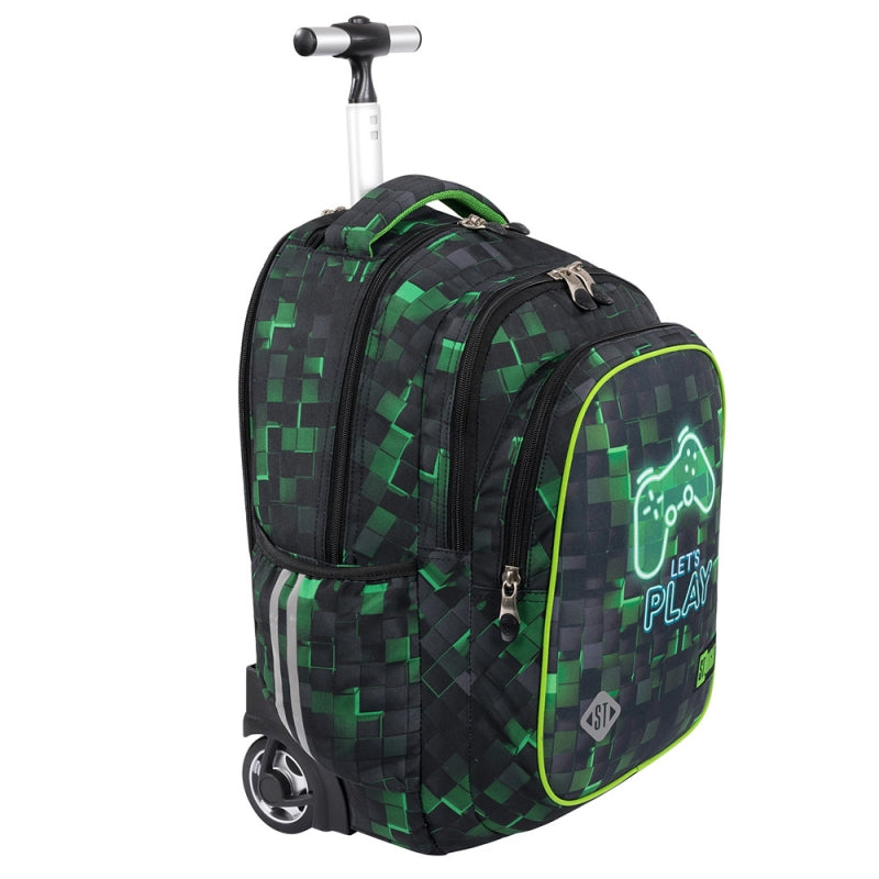 Dark Game 4 compartment Trolley Backpack  44x33x25cm