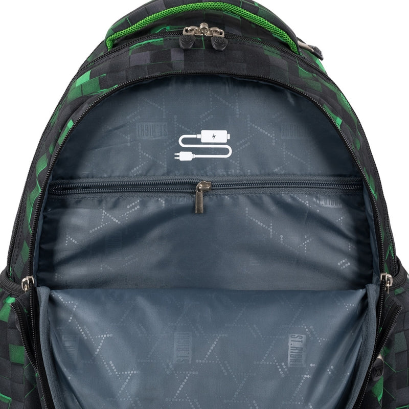 Dark Game 4 compartment Trolley Backpack  44x33x25cm