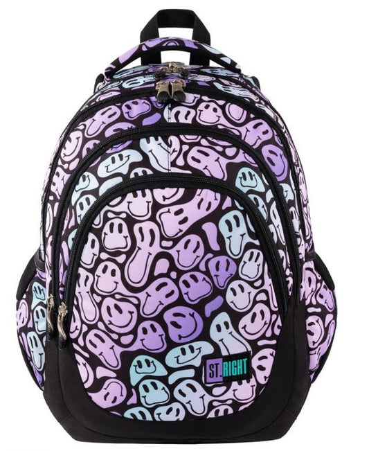Crazy Faces 4 compartment Backpack BP01 42x32x20 cm