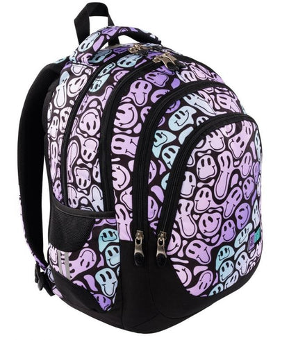 Crazy Faces 4 compartment Backpack BP01 42x32x20 cm