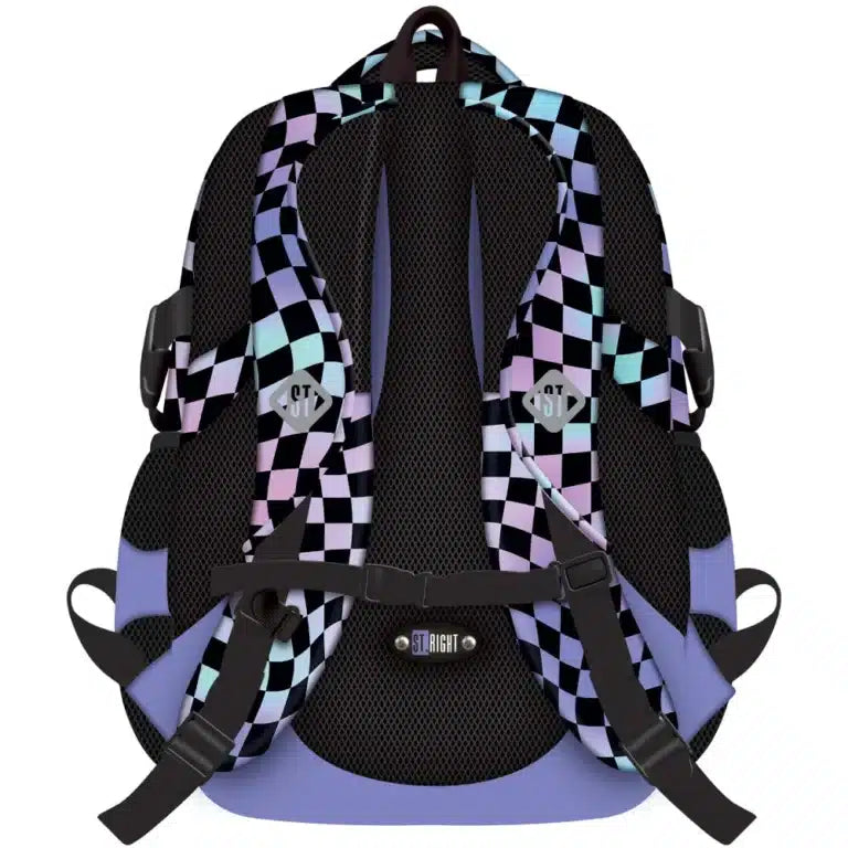 COMING SOON Wavy Chessboard 4-compartment backpack BP01 43x32x21 cm