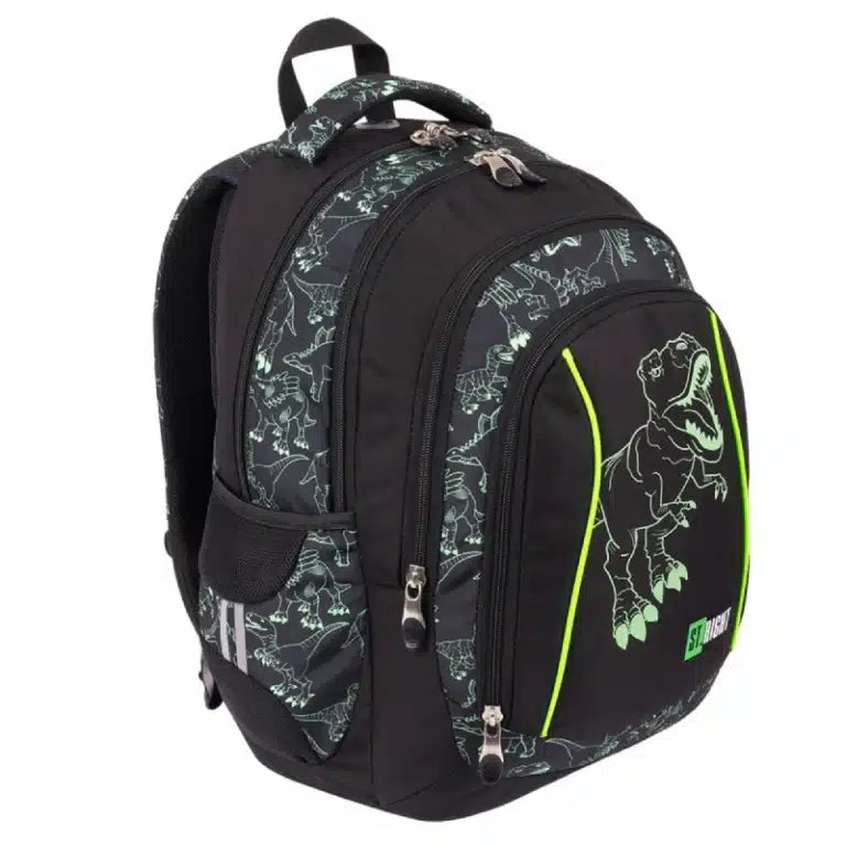 COMING SOON - Reflective T-Rex 4-compartment backpack BP04 43x32x21cm