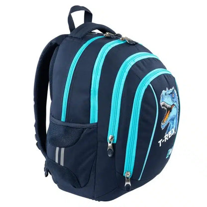 COMING SOON - Blue T-Rex 4-compartment backpack BP04 43x32x21cm