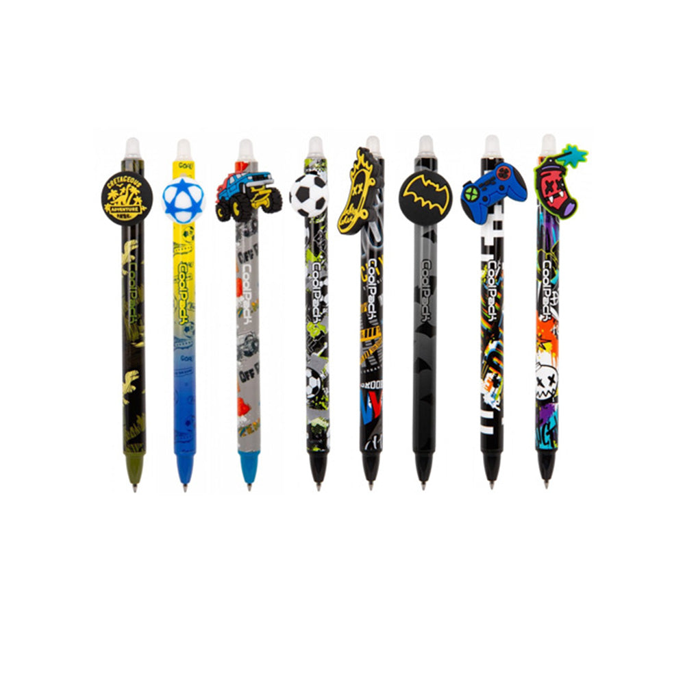 Sports & Games Design Erasable Pens 8 Assorted Designs (1Pcs)