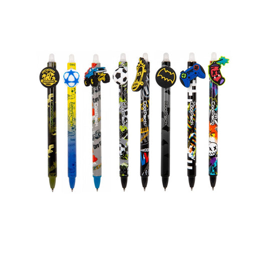 Sports & Games Design Erasable Pens 8 Assorted Designs (1Pcs)