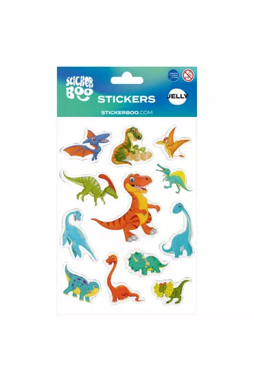 Sticker Boo Jelly Stickers Dinosaurs