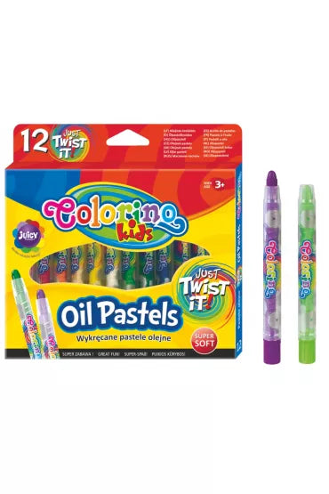 COLORINO - Twisted Oil Pastels 12 Colours