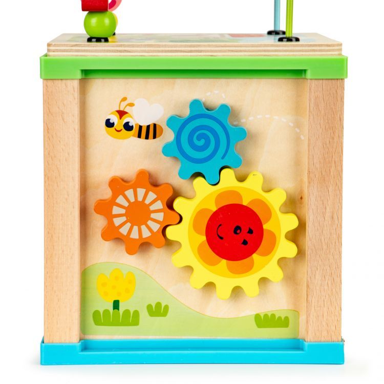 Wooden educational cube EcoToys