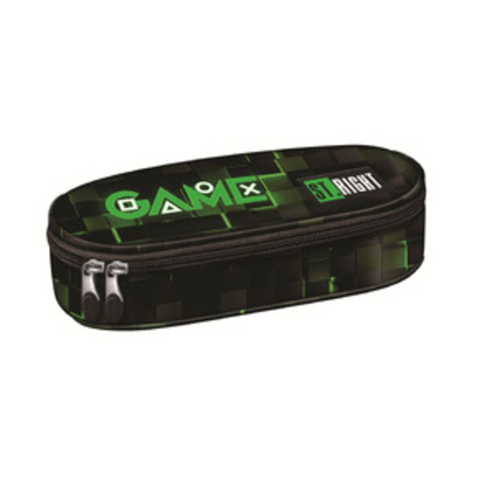COMING SOON Green Game 1 compartment pencil case