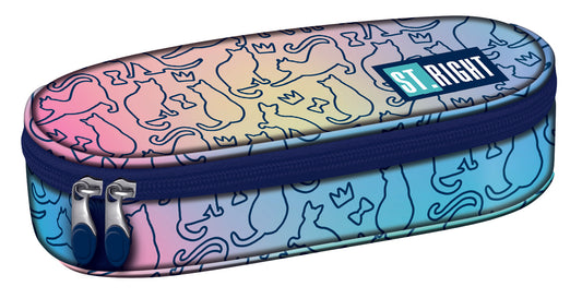 Ombre Cats 1 compartment pencil case
