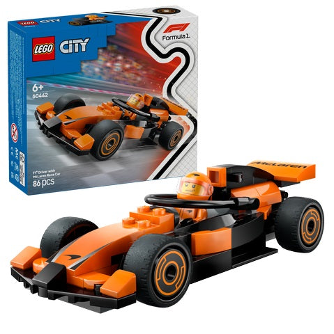 LEGO CITY F1* DRIVER WITH MCLAREN RACE CAR 86Pcs