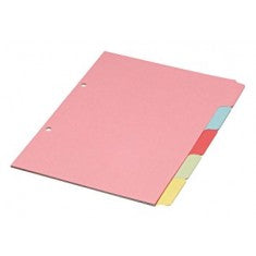 Merit 5 dividers cardboard