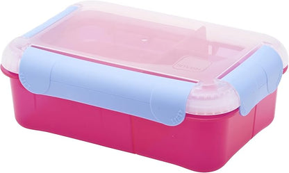 Smash LEAK PROOF BENTO LUNCHBOX 1.6L - Assorted Blue/Pink