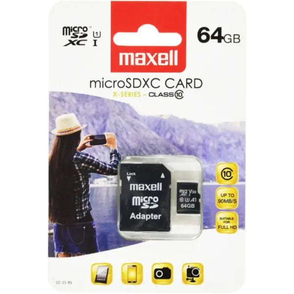 MAXELL MICRO SDXC CARD 64GB