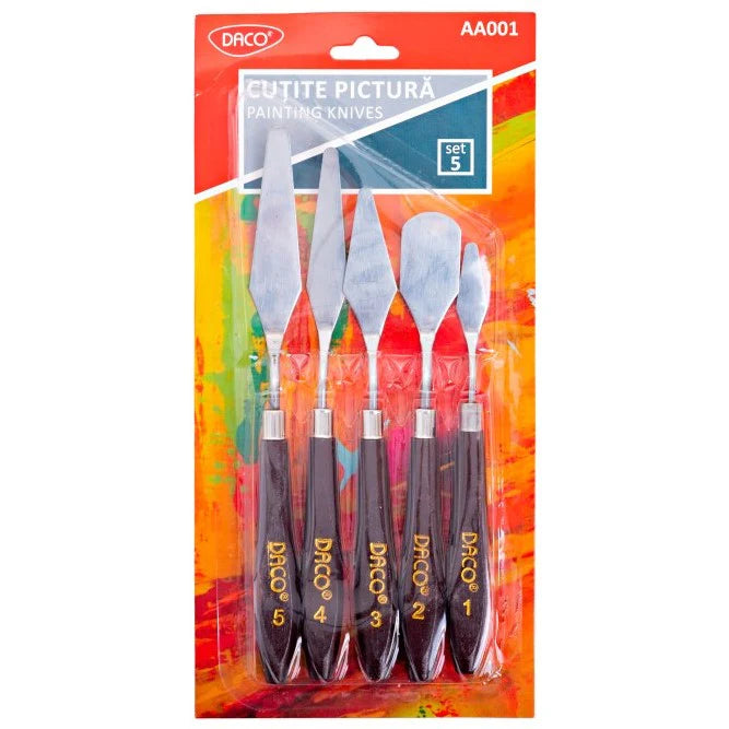 DACO Painting Knives Set Of 5pcs