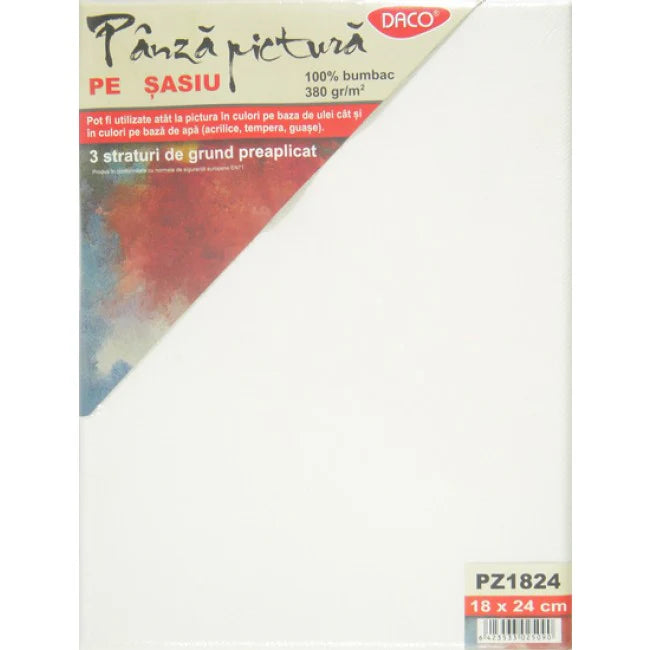 Panza Pictura Stretched Canvas Wood Frame 18cm x 24cm