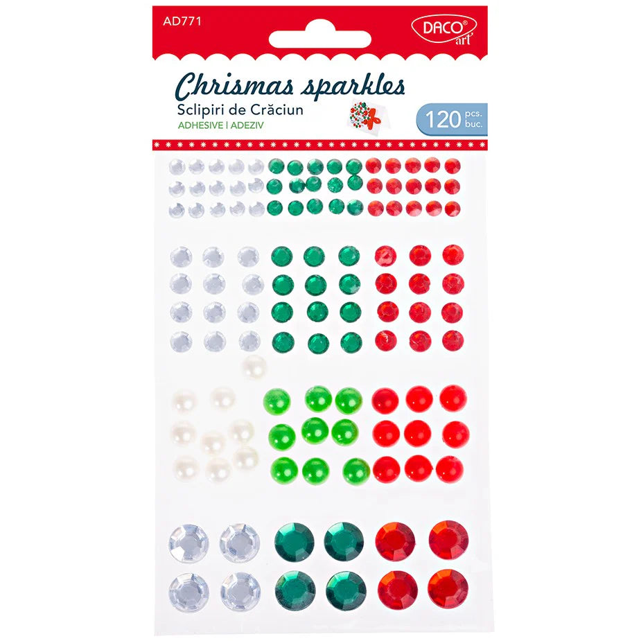 Daco - Christmas Sparkles A Pack Of 120pcs