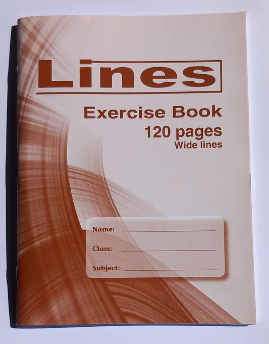 Copybook - Lines Collection 120 pages wide lines