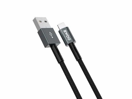 BWOO Type-L Fast Charging Cable Black iphone 1 meter