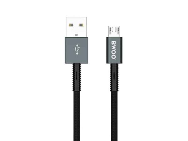 BWOO Micro USB Fast Charging Cable Black